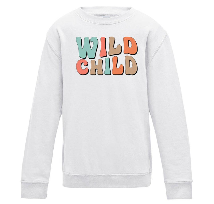 Wild Child Kids Sweatshirt - Little Milk Monster United Kingdom England