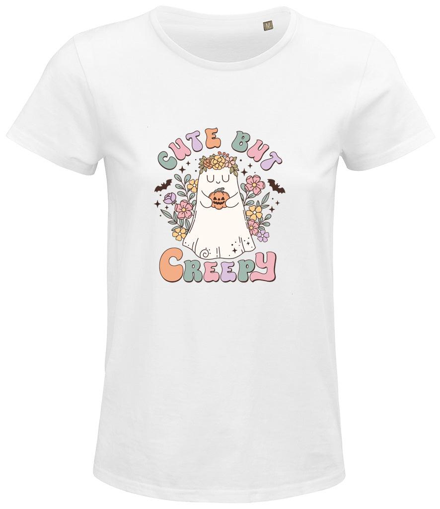 Cute but creepy Ladies T-shirt - Little Milk Monster United Kingdom England