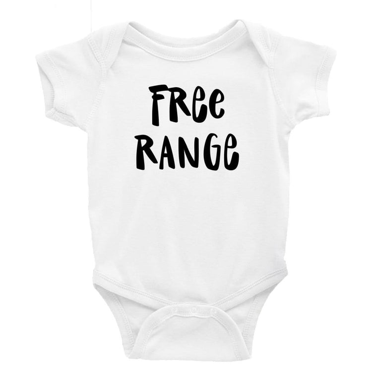 Free Range - Baby Bodysuit Baby onesie Unisex baby vest Baby shower gift baby clothing store Little Milk Monster Handmade