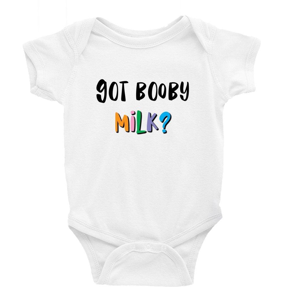 Got booby milk Little Milk Monster unisex onesie Funny baby bodysuit cheeky baby outfit new parent baby shower gift breastfeeding clothing