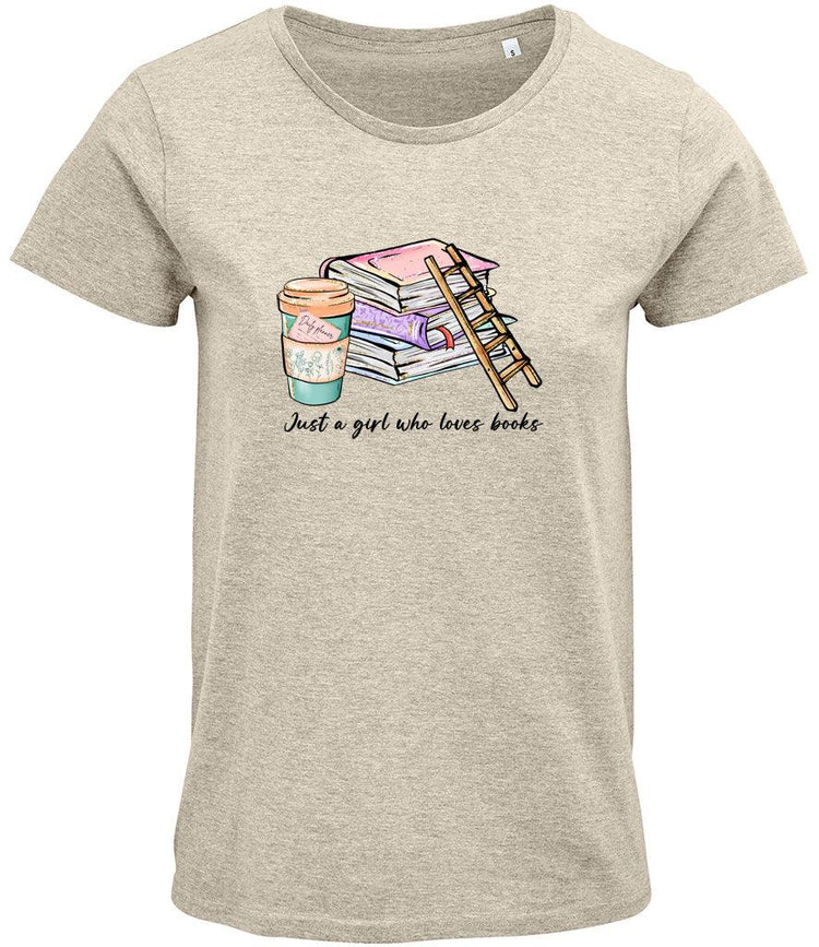 Just a girl who loves books Ladies T-shirt