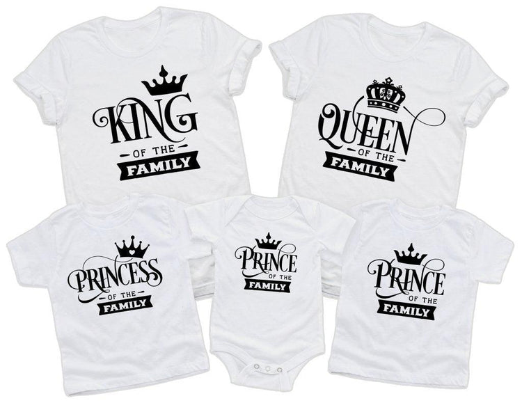 King & Queen Family Matching Family Set