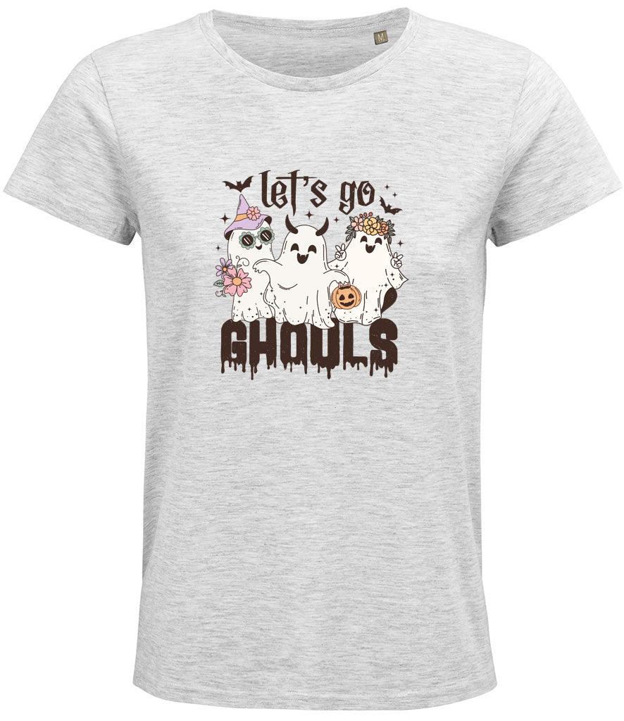 Lets go ghouls Ladies T-shirt - Little Milk Monster United Kingdom England