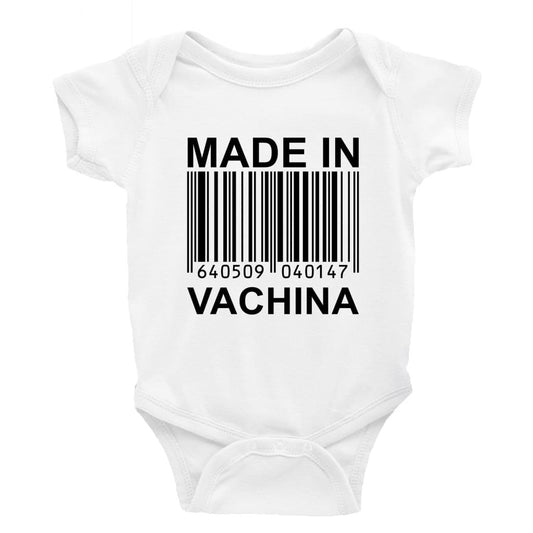 Made in Vachina baby bodysuit Little Milk Monster unisex onesie Funny baby bodysuit cheeky baby outfit new parent baby shower gift breastfeeding clothing