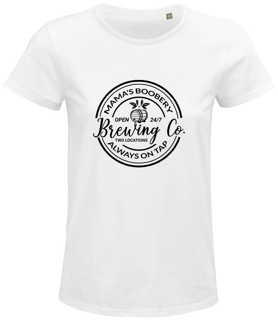 Mamas Boobery Ladies T-shirt - Little Milk Monster United Kingdom England