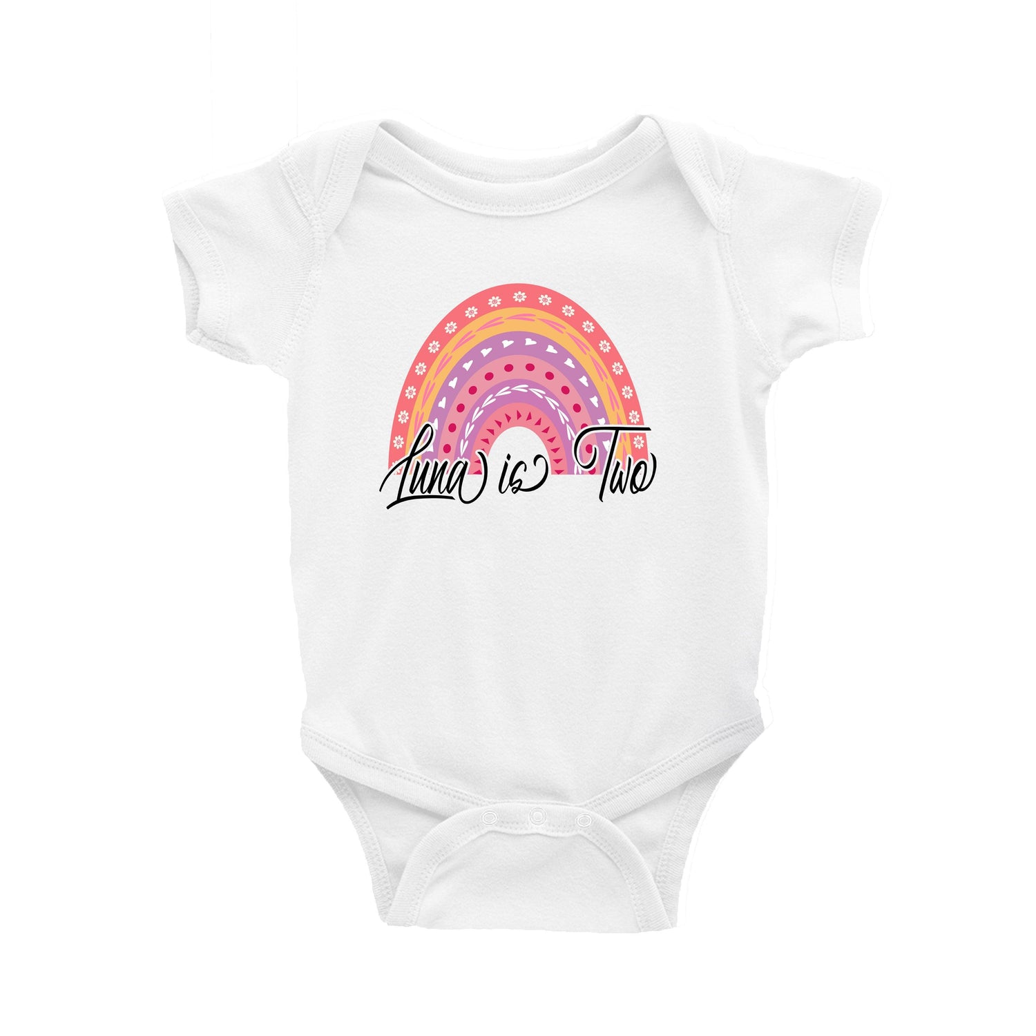 Personalised Baby is two - Little Milk Monster United Kingdom England