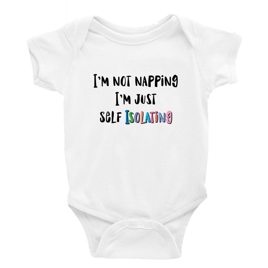 Self Isolating Multiple Colour options - Little Milk Monster - Baby Bodysuit Little Milk Monster Cheeky by Design Baby bodysuit funny cheeky trending breastfeeding Baby shower gift