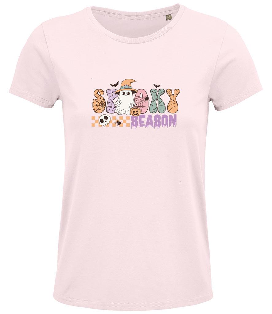 Spooky Season Ladies T-shirt - Little Milk Monster United Kingdom England