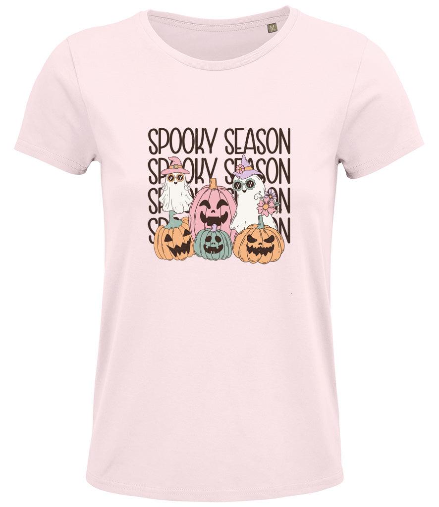 Spooky Season Ladies T-shirt - Little Milk Monster United Kingdom England