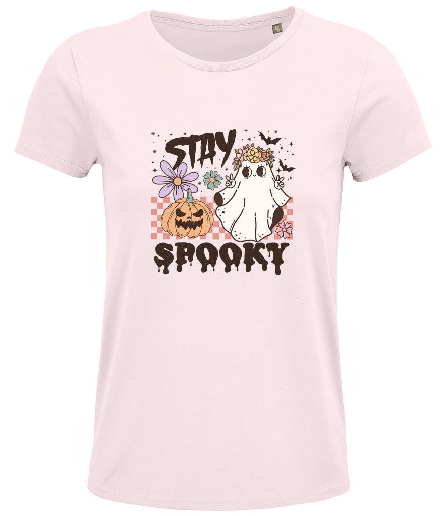 Stay Spooky Ladies T-shirt - Little Milk Monster United Kingdom England