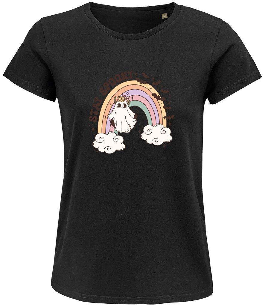Stay Spooky Ladies T-shirt - Little Milk Monster United Kingdom England