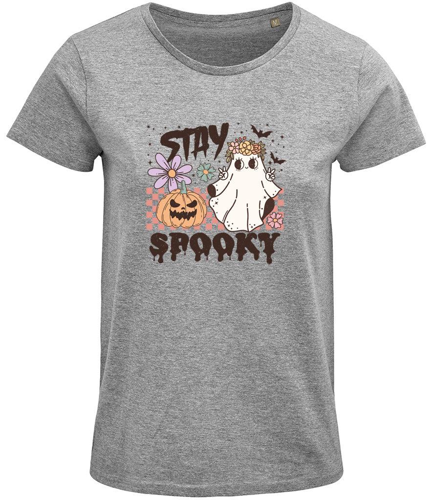 Stay Spooky Ladies T-shirt - Little Milk Monster United Kingdom England