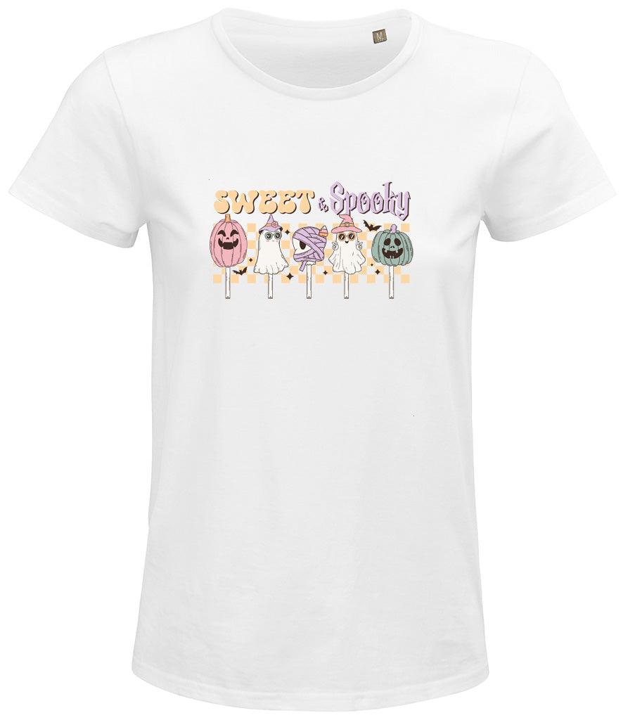 Sweet and Spooky Ladies T-shirt - Little Milk Monster United Kingdom England