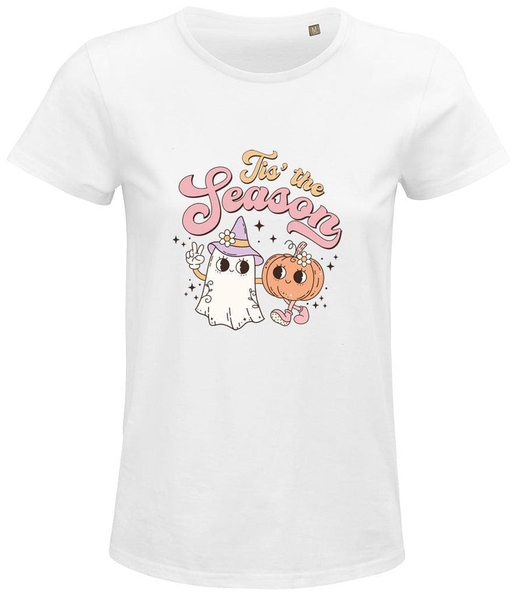 Tis the season Halloween Ladies T-shirt - Little Milk Monster United Kingdom England