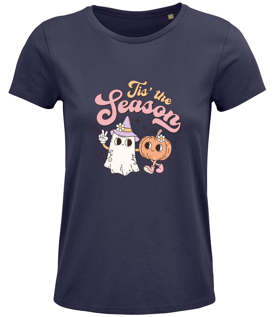 Tis the season Halloween Ladies T-shirt - Little Milk Monster United Kingdom England